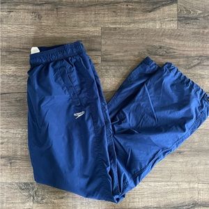 Speedo Womens Vintage Warm-Up Track Pants Size large